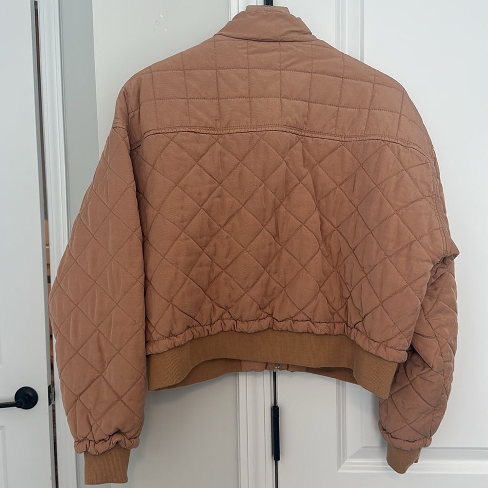 Blank NYC Quilted Jacket Size Large, Color: Camel - Picture 7 of 7